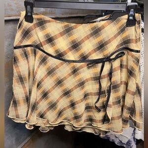 Windsor Plaid Skater Skirt with bow